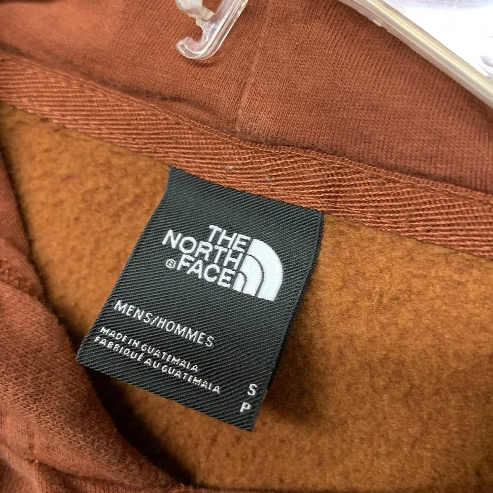 The North‎ Face Hoodie Sweater Mens S Brown  Graphic Fleece Pullover Hiking